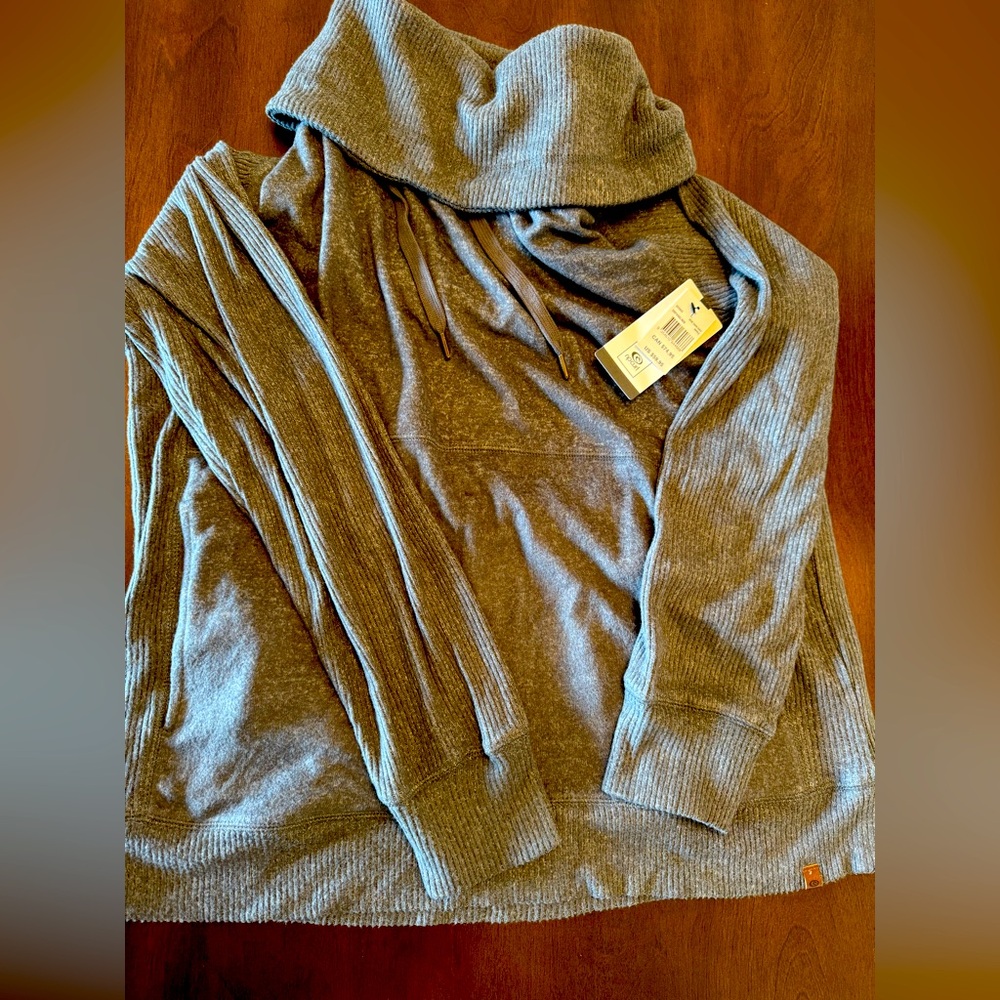 Rip Curl Turtleneck Sweater in Gray